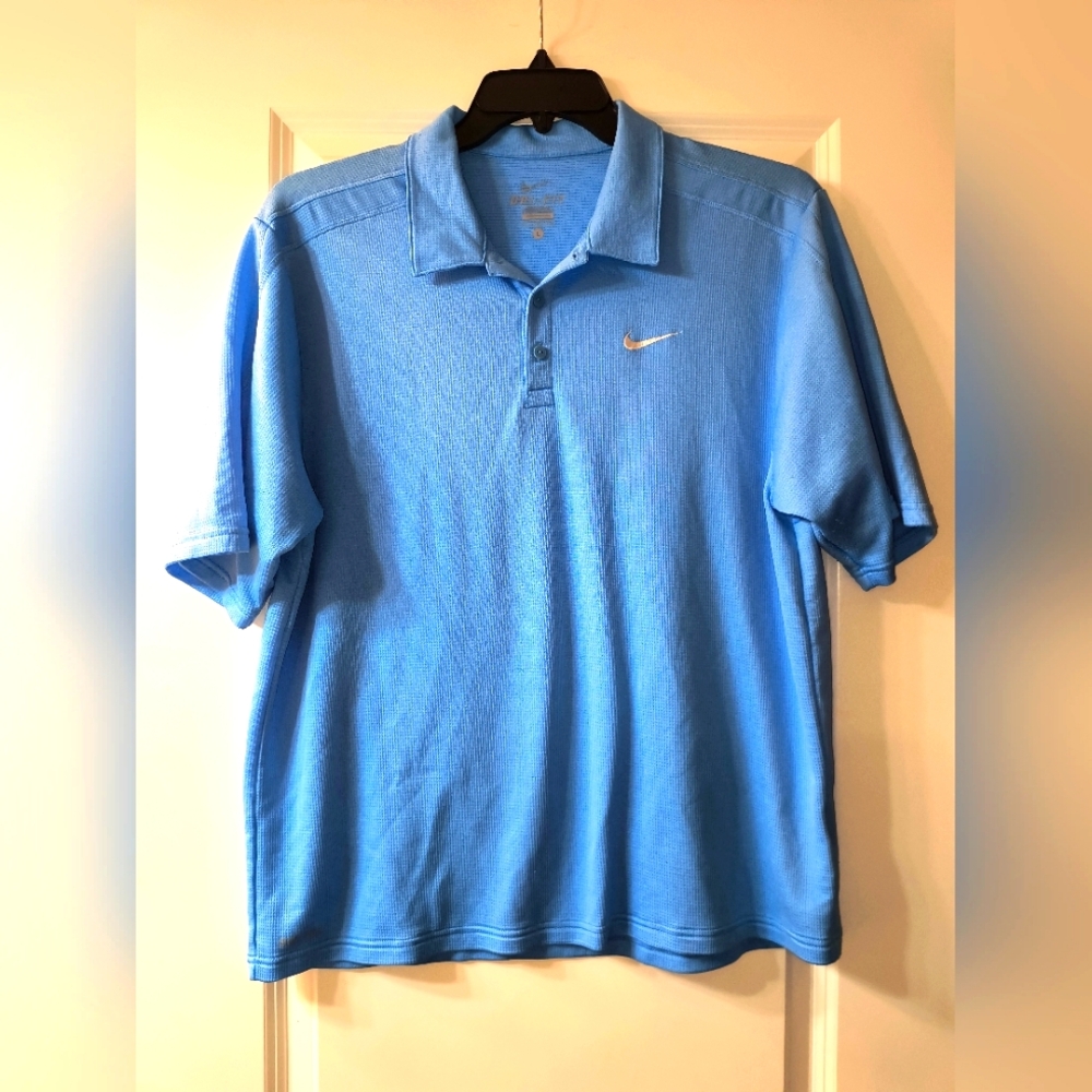 Nike Dri-FIT Polo Shirt – Men’s Large | Light Blue